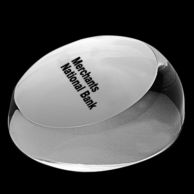 SLANTED DOME PAPERWEIGHT