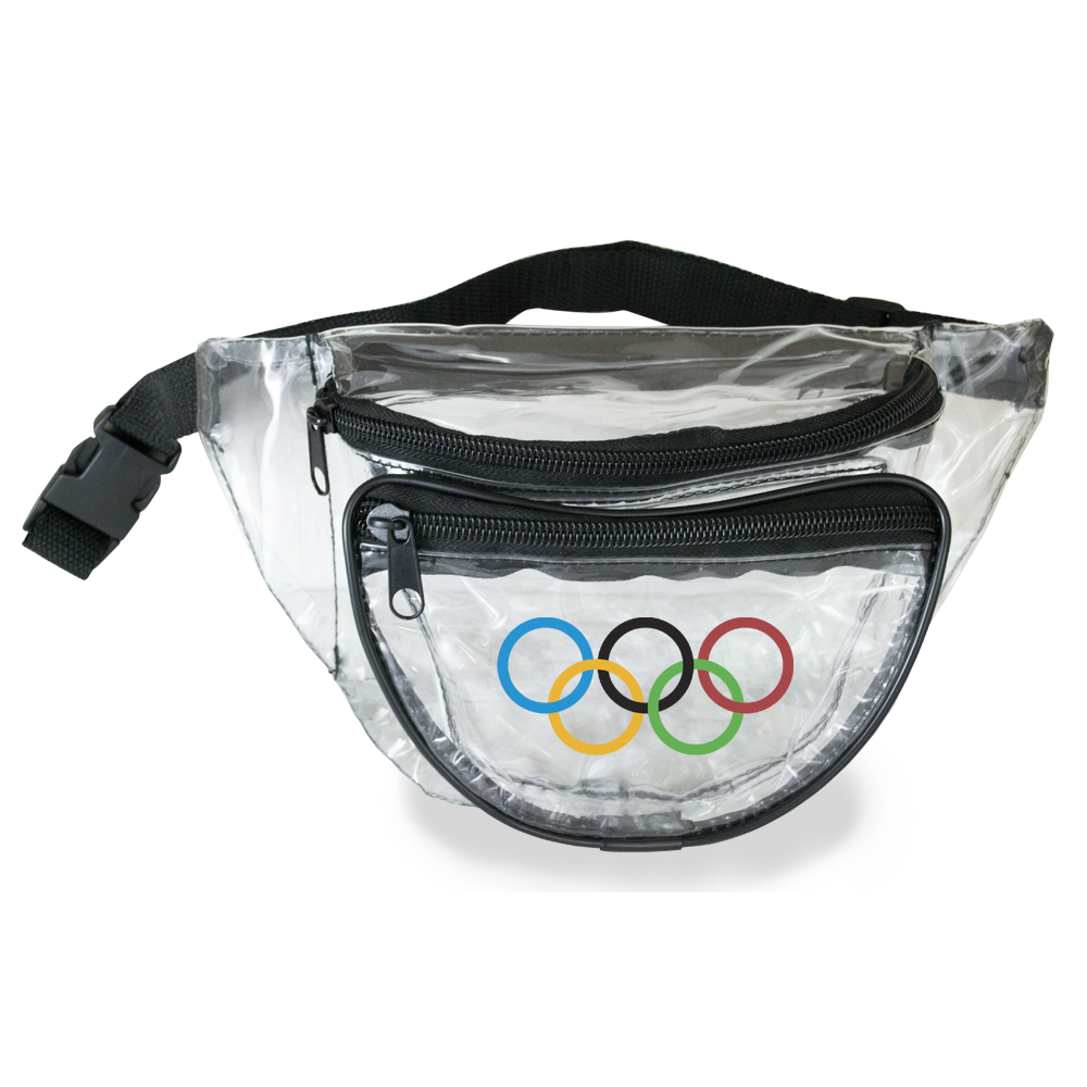 CLEAR FANNY PACK W/ FULL COLOR IMP