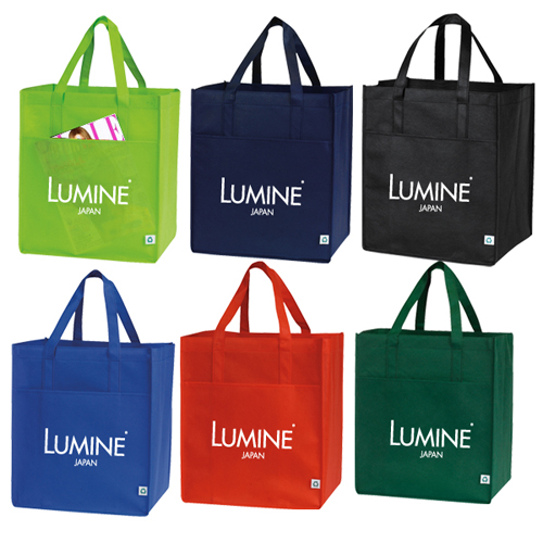 BIG GROCERY FRONT POCKET NON-WOVEN TOTE BAG