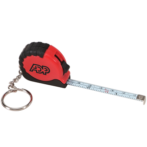 TWO TONE TAPE MEASURE WITH KEYCHAIN
